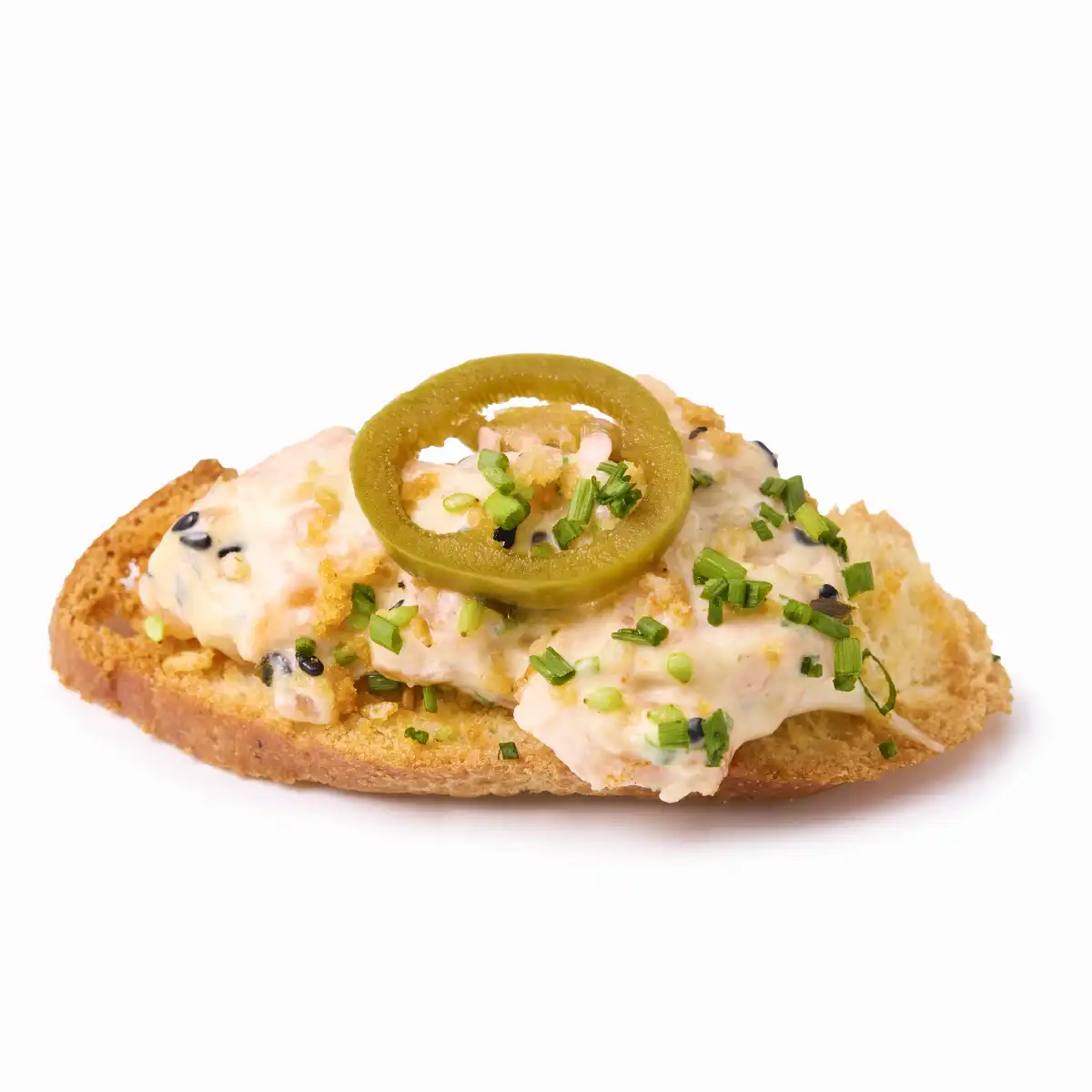 Bruschetta með laxa-tartar